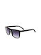 Volano Sunglasses with Black Plastic Frame and Black Gradient Lens 01-8806-1