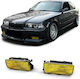 Square Foglights Car with Yellow Coloring BMW E36 1990-1999 2pcs