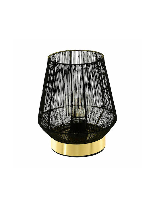 Eglo Escandidos Tischlampe Dekorative Lampe mit Fassung für Lampe E27 Schwarz