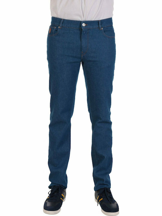 Men's Jeans Pants with Slim Tapered Fit Blue