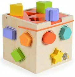 Moni Shape Sorting Cube από Ξύλο για 18+ Μηνών