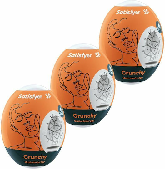 Satisfyer Crunchy Masturbator Egg Masturbator 3buc