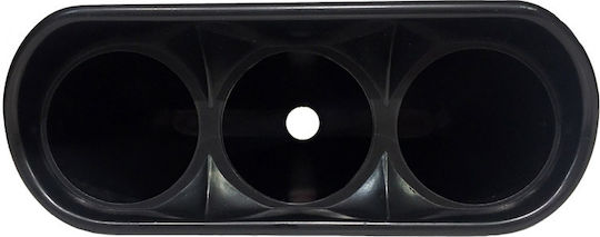 Auto Gauge Βάση Οργάνων Αυτοκινήτου Τριπλή 52mm για τοποθέτηση στο Ταμπλό