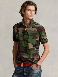 Ralph Lauren Ανδρικό T-shirt Polo Χακί
