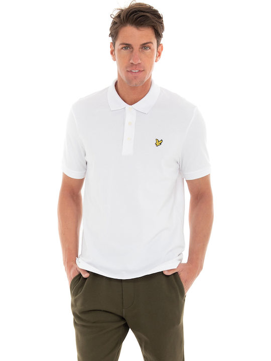 Lyle & Scott Polo Μπλούζα Κοντομάνικη Λευκή