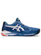 ASICS Gel-Resolution 8 Men's Tennis Shoes for All Courts Blue Harmony / White