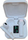 Ezra TWS-17 Earbud Bluetooth Handsfree Earphones with Charging Case White