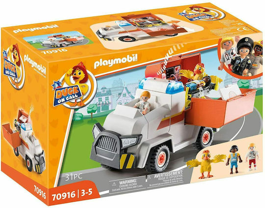 Playmobil Duck On Call Πρώτες Βοήθειες για 3 ετών