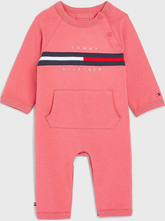 Tommy Hilfiger Babystrampler Langärmliges Rosa