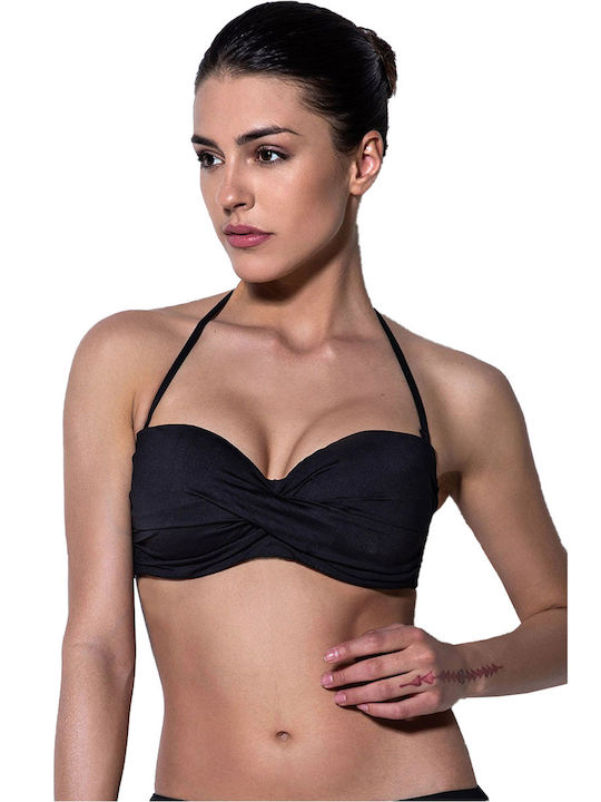 Bluepoint Solids Cup D Strapless Bikini Top με ...
