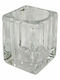 Bolsius Kerzenhalter Glas Transparent 6.4x6.4x8.9cm 1Stück