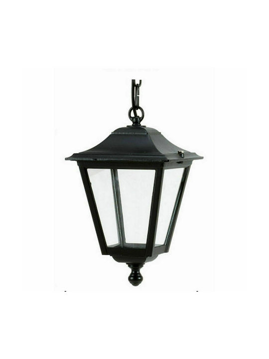 Lido Outdoor Hanging Ceiling Light E27 in Black Color AL8214BLA