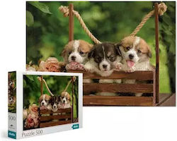 Welsh Corgi Puppies Puzzle 2D 500 Pieces