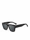 Dsquared2 Icon Men's Sunglasses with Black Plastic Frame and Black Mirror Lens