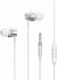 Remax RM-202 Earbuds Handsfree with 3.5mm Connector Silver