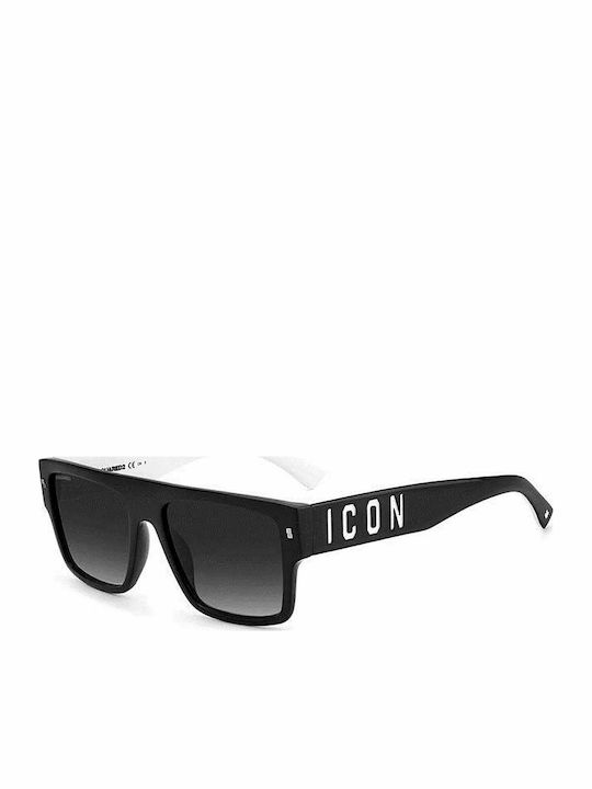 Dsquared2 Icon Γυαλιά Ηλίου Μαύρα με Μεταλλικό Σκελετό