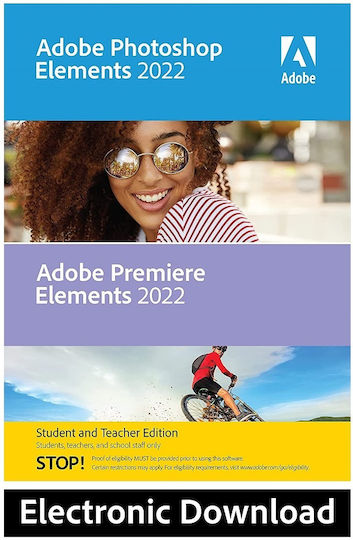 Adobe Photoshop Elements 2022 + Premiere Elements 2022 Student & Teacher Edition