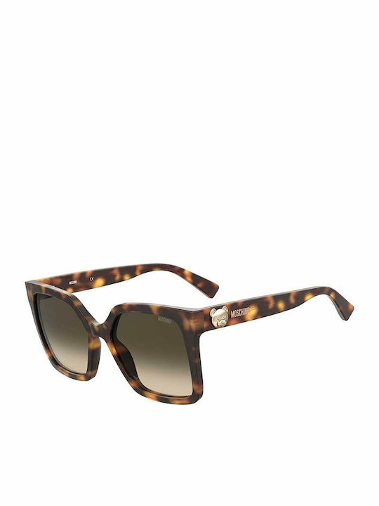 Moschino Damen-Sonnenbrille mit Kunststoffrahme...