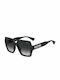 Moschino Sonnenbrillen mit Schwarz Rahmen und Schwarz Verlaufsfarbe Linse MOS127/S 807/9O