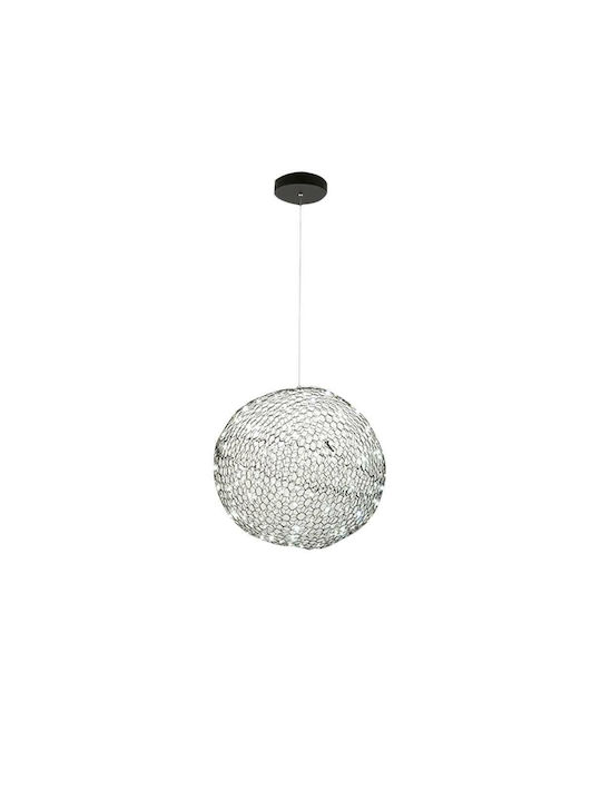 Fabas Luce Sumter Pendant Light LED with Warm White Light Black