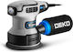 Deko DKOS32ST1 Έκκεντρο Τριβείο 125mm Ρεύματος 320W με Ρύθμιση Ταχύτητας και με Σύστημα Αναρρόφησης