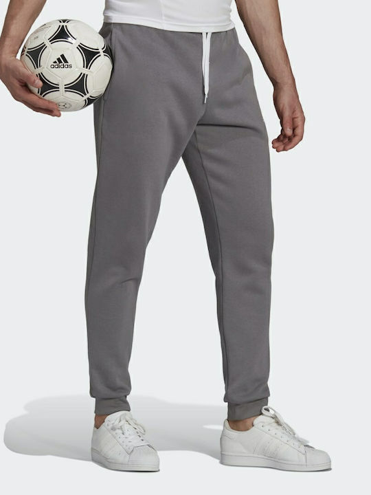Adidas Entrada 22 Sweat Παντελόνι Φόρμας με Λάστιχο Team Grey Four