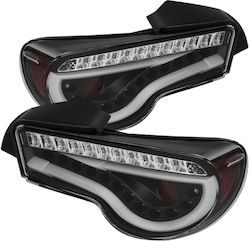 TOYOTA GT86 '12-ON REAR LIGHTS LED LIGHTBAR SET - BLACK