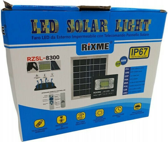 Rixme Solar LED Floodlight 60W