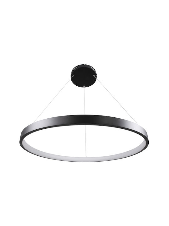 GloboStar Nemesis Pendant Light LED with Warm to Cool White Light Black