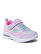 MICROSPEC MAX-AIRY Kinder Sneakers mit Klettverschluss Flieder