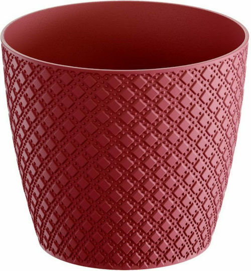 Marhome Orient Саксия Пластмаса Червено 25.8x25.8x22.9см.