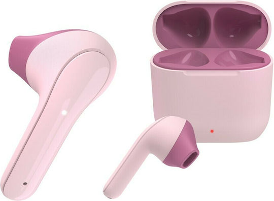 HAMA Freedom Light Earbud Bluetooth Handsfree Earphones with Charging Case Pink