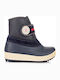 Kinder-Schneestiefel mit Klettverschluss Blau