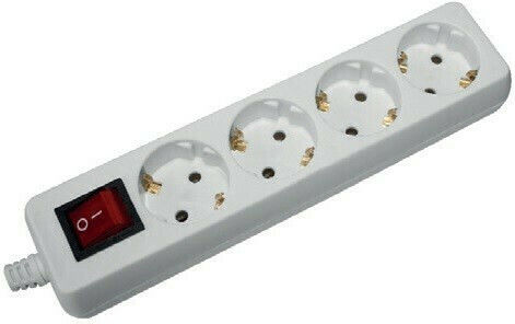 Πολύπριζο 4 Θέσεων 3x1mm 1,5m