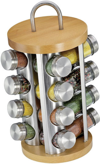 Kuchenprofi Gewürzbehälter Glas auf Ständer Braun 1Stück 1Stück