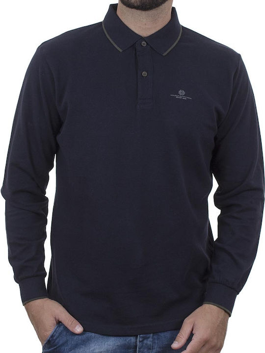 Double Tricou Polo Albastru Marin
