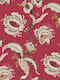 Wallpaper Flora Vinyl Red L1005xW53cm Washable