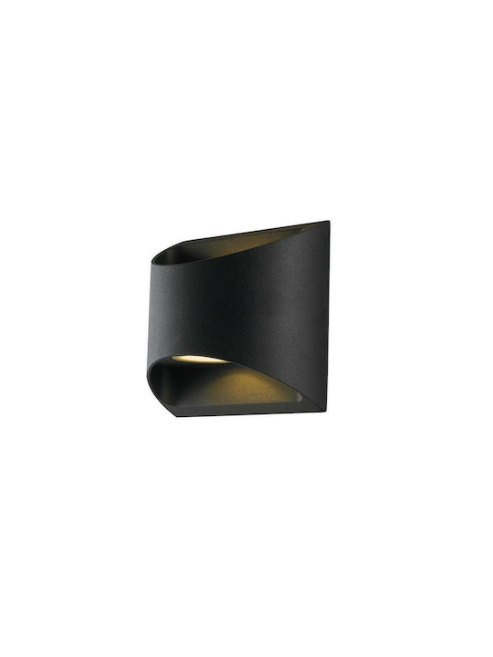 Fan Europe Veyron Wall-Mounted Outdoor Ceiling Light LED IP54 7W with Natural White Light Double Beam 12.3x13x6.9εκ.