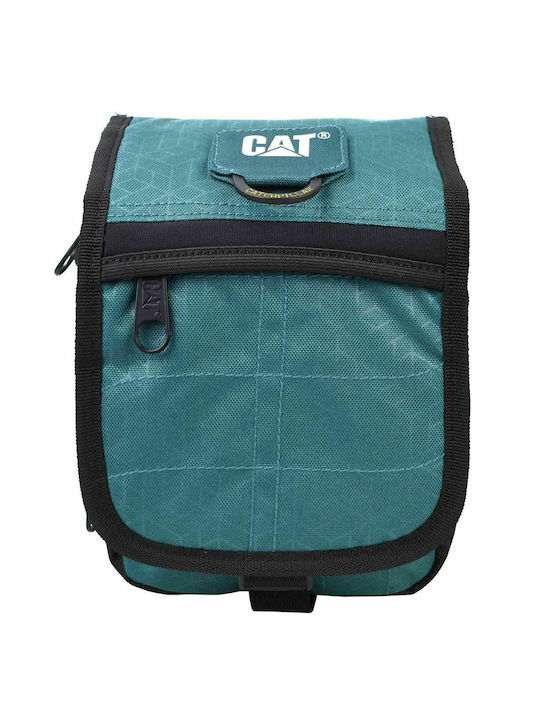CAT Ανδρική Τσάντα Ταχυδρόμου σε Τιρκουάζ χρώμα