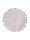 Klonaras Oderzo Rug Round Cotton Light Pink