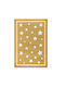 Ezzo A173AX6 Kinder Teppich Sterne Yellow 160x230cm Dicke 11mm