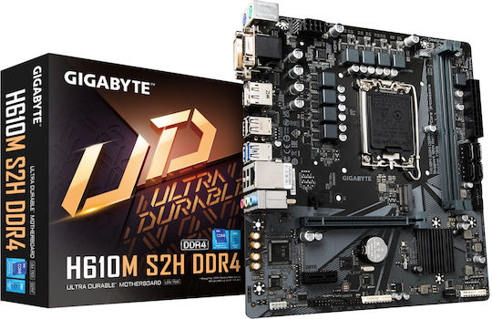 Gigabyte H610M S2H DDR4 Placă de bază Micro ATX cu Intel 1700 Socket