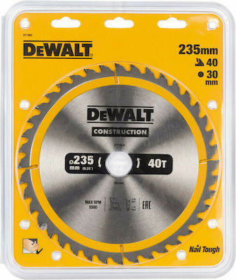 Dewalt DT1955 Cutting Disc Wood 235mm with 40 Teeth 1pcs