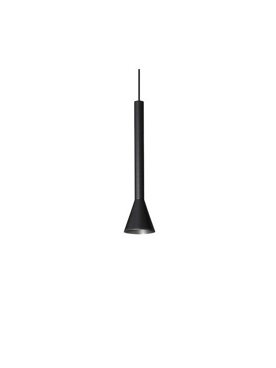 Ideal Lux Diesis SP Μοντέρνο Κρεμαστό Φωτιστικό με Ενσωματωμένο LED σε Μαύρο Χρώμα