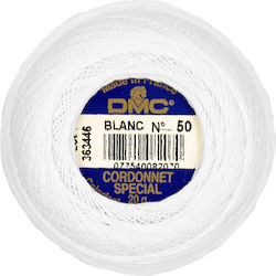 DMC Cordonnet Special No50 Βαμβακερή Λευκό
