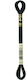 DMC Thread Embroidery Mouliné Effet Lumière Cotton E310 Black 8m