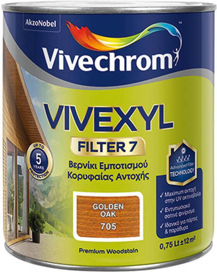 Vivechrom Vivexyl Filter 7 Impregnation Varnish 701 Colorless Satin 750ml