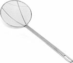 GTSA La mică adâncime Lingură Spider Strainer Cu găuri Inox Argint 46cm 1buc