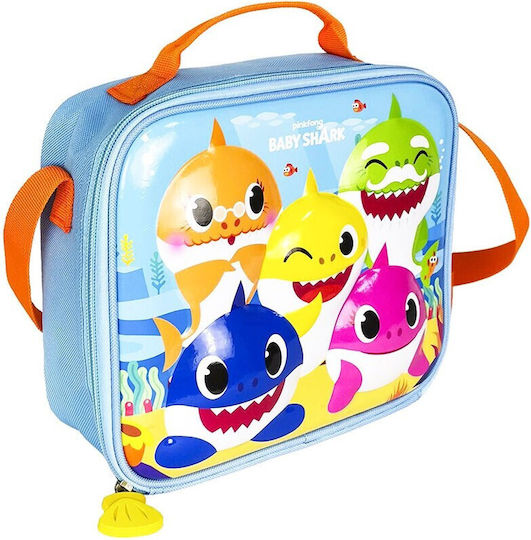 Cerda Baby Shark Σχολικό Τσαντάκι Φαγητού Ώμου Πολύχρωμο Baby Shark 19.5x8x23.5cm