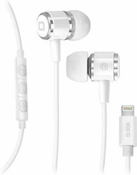 SBS TEINEARLIGHTW In-Ear Freihändig Kopfhörer mit Stecker Blitzschlag Weiß SBS TEINEARLIGHTW In-Ear Freihändig Kopfhörer mit Stecker Blitzschlag Weiß